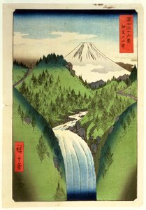 Fuji from the Mountains of Isu, No.22 from the series 