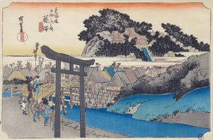 Fujisawa: the Yugyo-ji, or Shojoko-ji, Buddhist Temple of the Ji Sect, from the Series 
