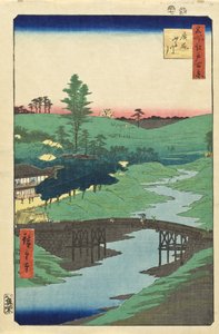 Furukawa River, Hiroo by Utagawa Hiroshige