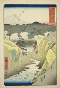 Inume Pass in Kai Province, from the series 