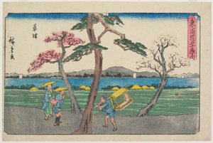 Kusatsu by Utagawa Hiroshige