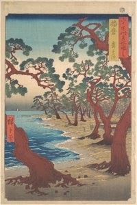 Maiko Beach, Harima Province, from the Series 