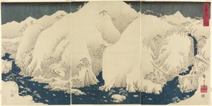 Mountain and River on the Kiso Road by Utagawa Hiroshige