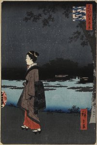 Night View of the Sanya Canal, Matsuchi Hill