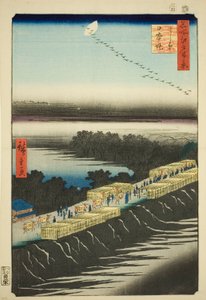 Nihon Embankment, Yoshiwara, from the Series 