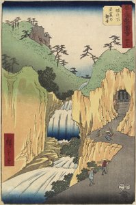 No.49 Kannon in Cave, Sakanoshita, July 1855