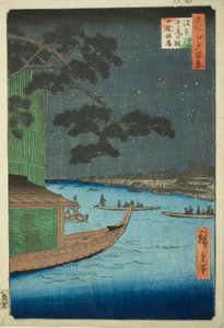 Pine of Success and Oumayagashi, Asakusa River, from the series 