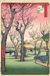 Plum Garden, Kamata, from One Hundred Famous Views of Edo, February 1857