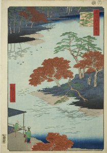 Precincts of the Akiba Shrine, Ukeji, from the series 