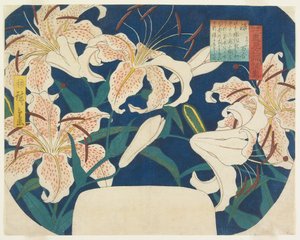 Roku, Spotted Lilies by Utagawa Hiroshige