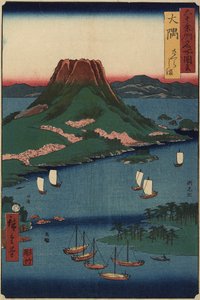 Sakurajima Volcanic Island, Osumi Province, March 1856