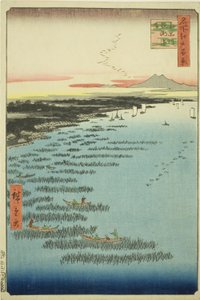 Samezu Coast in South Shinagawa, from the series 