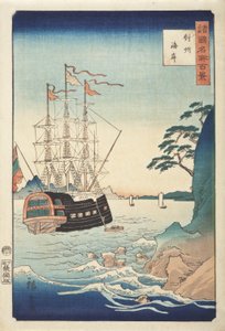 Seashore in Taish from the Series One Hundred Views of Celebrated Places in Various Provinces