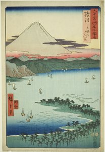 Suruga Province: The Pine Grove at Miho, from the series 