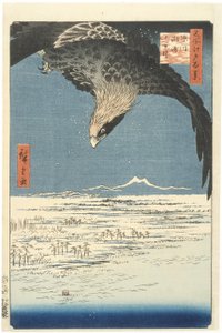 Susaki and the Jmantsubo Plain near Fukagawa from the Series One Hundred Famous Views of Edo, 1857