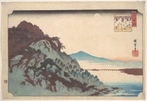 The Autumn Moon at Ishiyama on Lake Biwa by Utagawa Hiroshige
