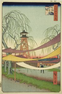 The Hatsune Riding Grounds at Bakuro-cho, from the series 