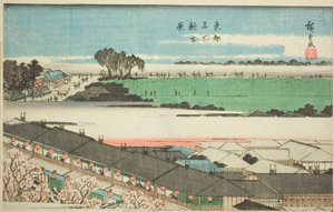 The New Yoshiwara (from the series "Famous Places in the Eastern Capital") by Utagawa Hiroshige