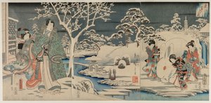 The Snowy Garden, 1854