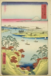 The Tone River at Konodai, from the series 