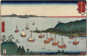 Uraga in Sagami Province, July 1858