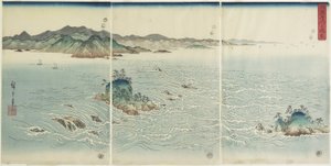 View of the Whirlpools in Awa Province