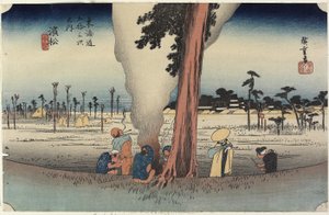 Winter Scene, Hamamatsu, c. 1833