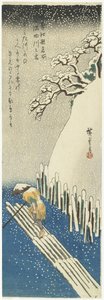Winter: Snow Over The Sumida River