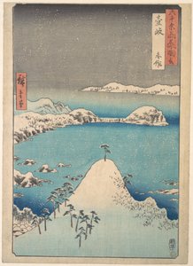 Winter View of Shimasaku in the Province of Iki by Utagawa Hiroshige