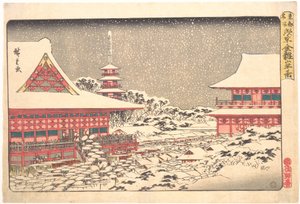 Year End Fair at Kinryuzan Temple by Utagawa Hiroshige