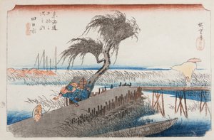 Yokkaichi, Plate 44 from the Series: Fifty-Three Stages of the Tokaido by Utagawa Hiroshige