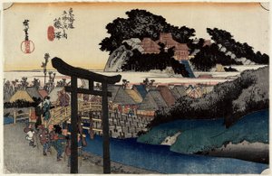 Yugyo-ji Temple, Fujisawa, c. 1833