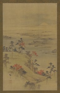 Autumn landscape, mid 19th century by Utagawa Hiroshige II
