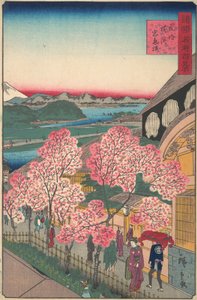 Entrance to the Gankiro Tea House in the Miyozaki District, Yokohama, Bushu
