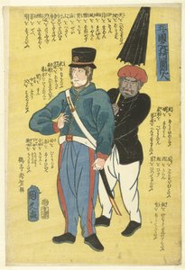 From the Five Countries: The Dutchman by Utagawa Kunihisa