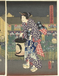 Irises in Full Bloom by Utagawa Kunisada (I)