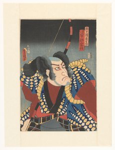 Sotogahama no Nambei with Bow on Back by Utagawa Kunisada (I)