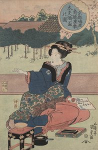 Courtesan with Sake Cup