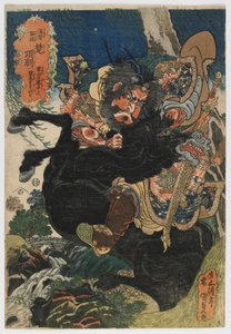 Military Tales of Han and Chu: Xiang Yu by Utagawa Kunisada