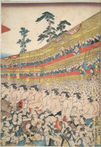 Pictures of the Great Sumo Festival by Utagawa Kunisada