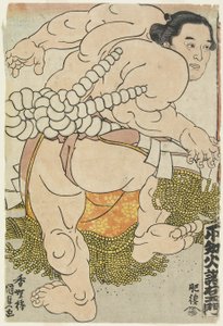 The Yokozuna Wrestler Shiranui Dakuemon of the Higo Stable