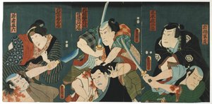 Theatre Scene by Utagawa Kunisada