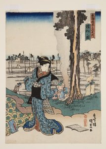 View of Hamamatsu by Utagawa Kunisada