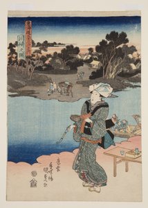 View of Kawasaki (Kawasaki no zu) by Utagawa Kunisada