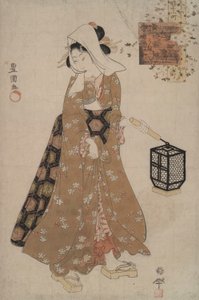 Visiting Komachi from Modern Young Komachi by Utagawa Kunisada