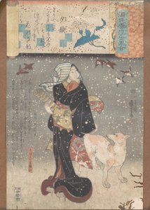 Evening Faces by Utagawa Kuniyoshi