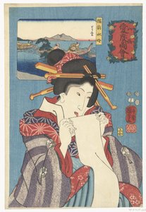 Jellyfish from Bizen Province by Utagawa Kuniyoshi