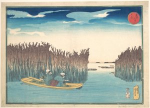 Seaweed Gatherers at Omori by Utagawa Kuniyoshi