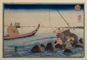 Teppōzu, from the series “Famous Places in the Eastern Capital” by Utagawa Kuniyoshi