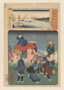 The Station Shinagawa (The Fifty-Three Stations of the Tokaido Road)